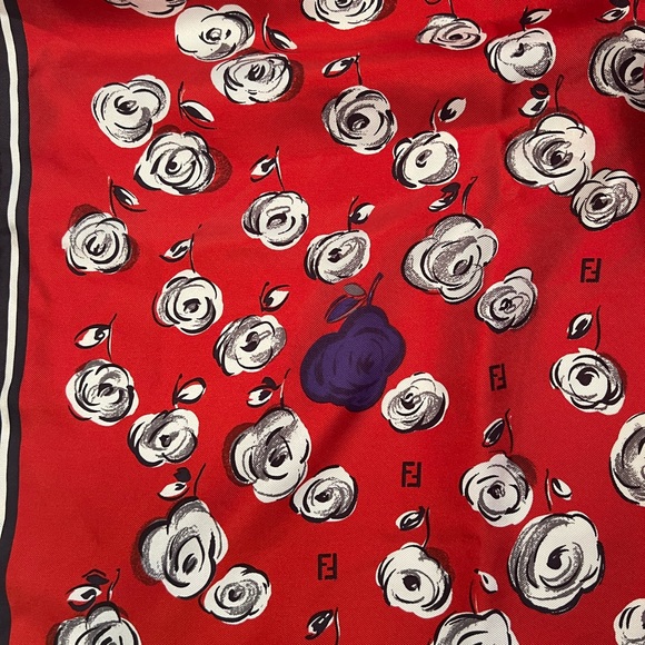 FENDI Silk Scarf approximately 34”x 34” - Picture 4 of 11